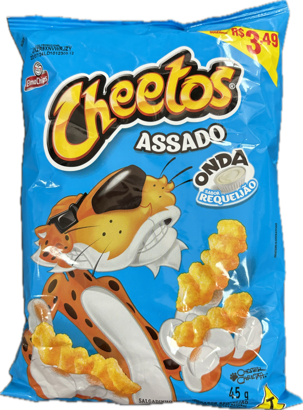 Cheetos pequeno  assado sabor requeijão 45g