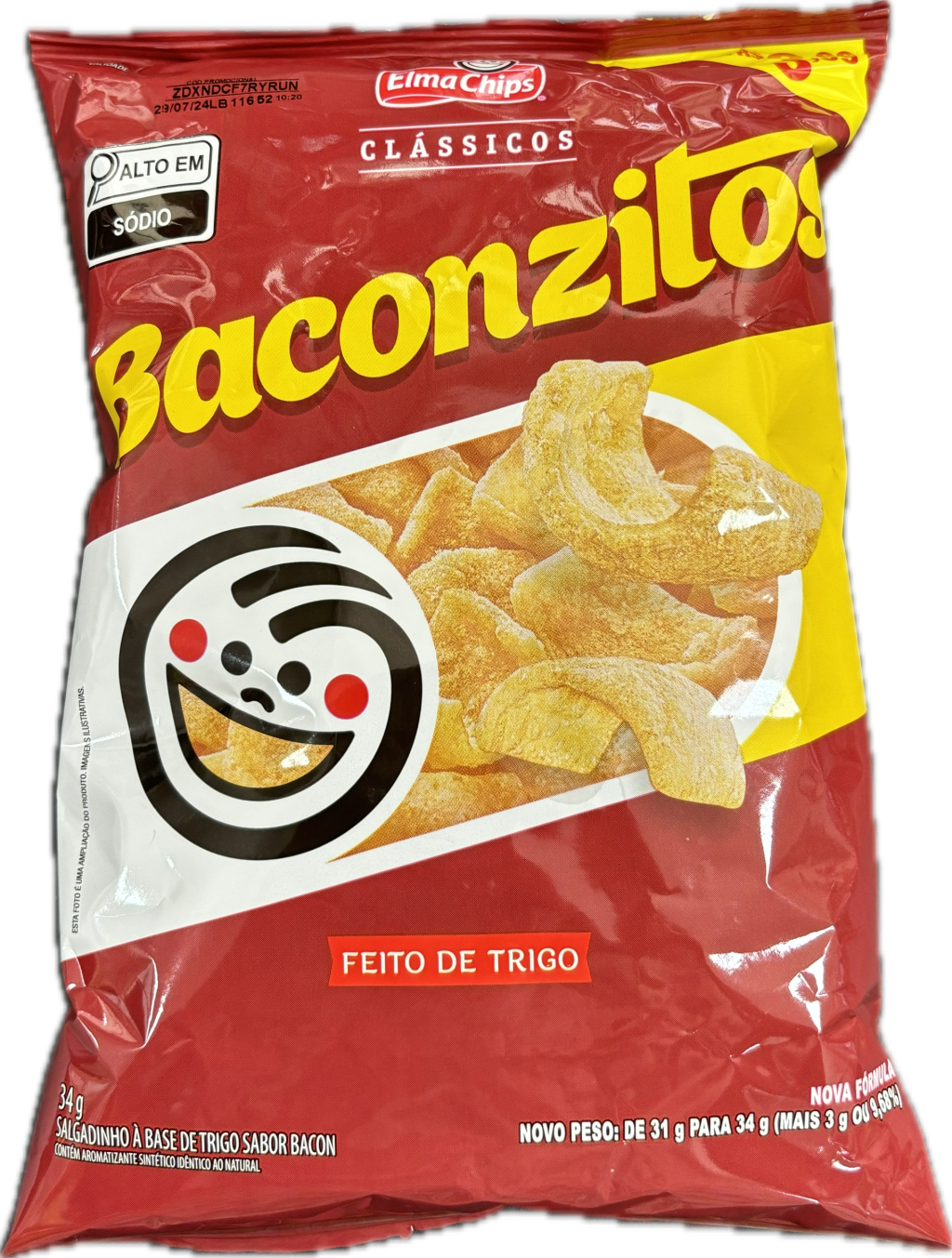 Baconzitos sabor bacon 34g