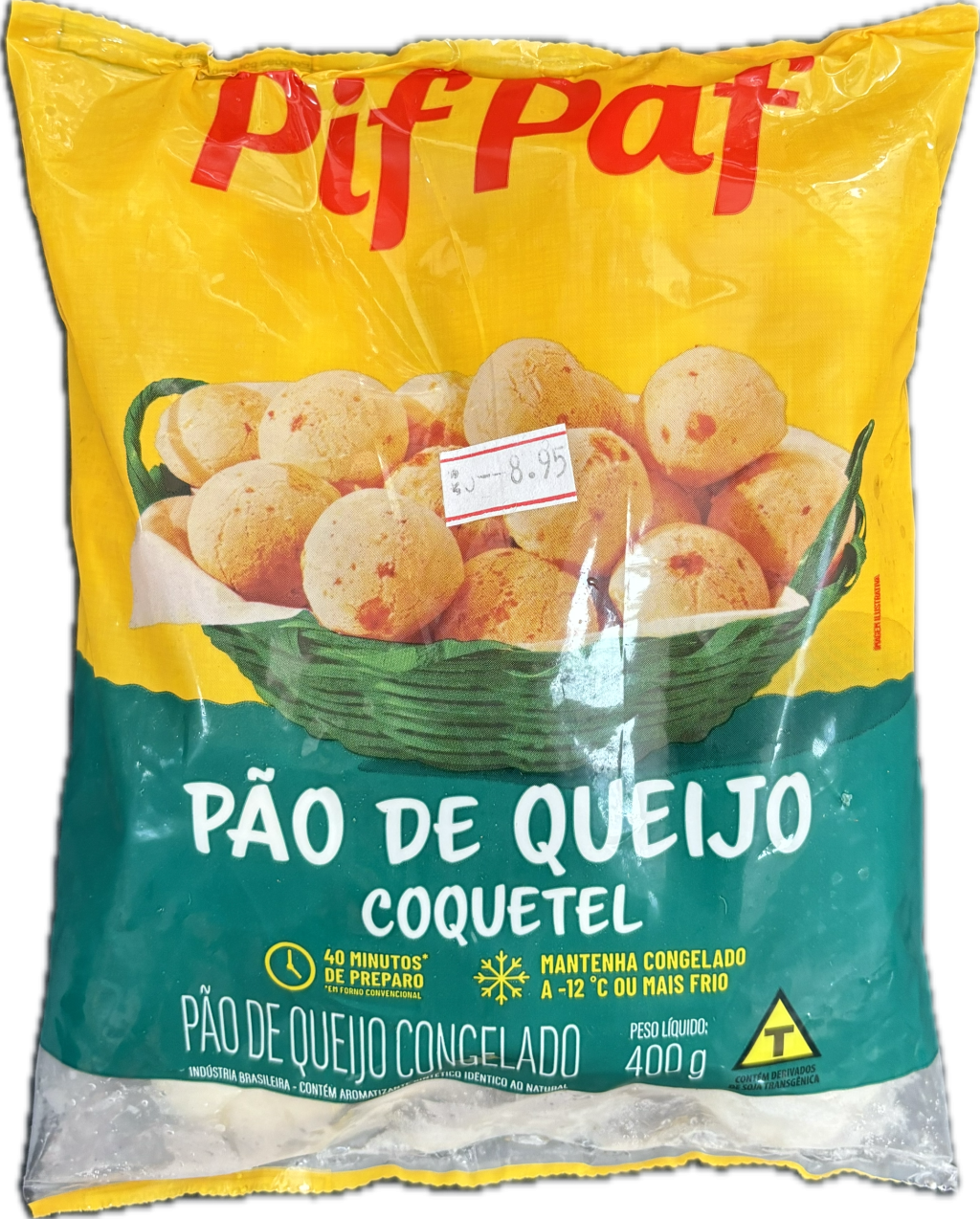 Pão de queijo da puf paf 400g