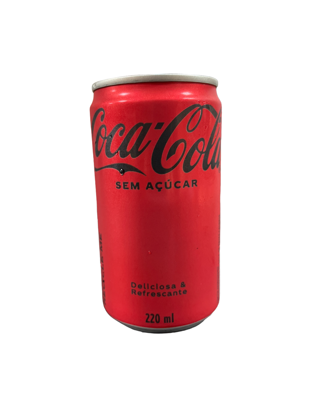 Coca cola lata 220ml SEM AÇÚCAR 