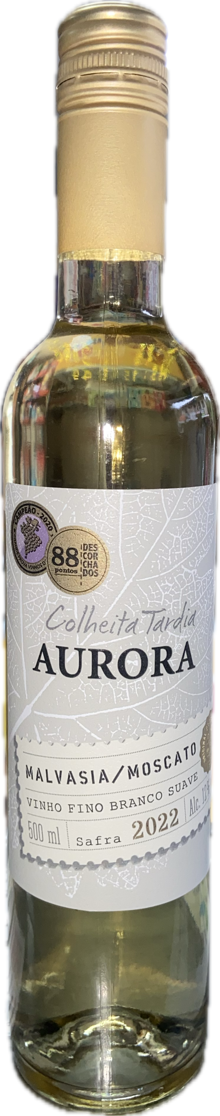 Vinho branco Suave Aurora Colheita Tardia 