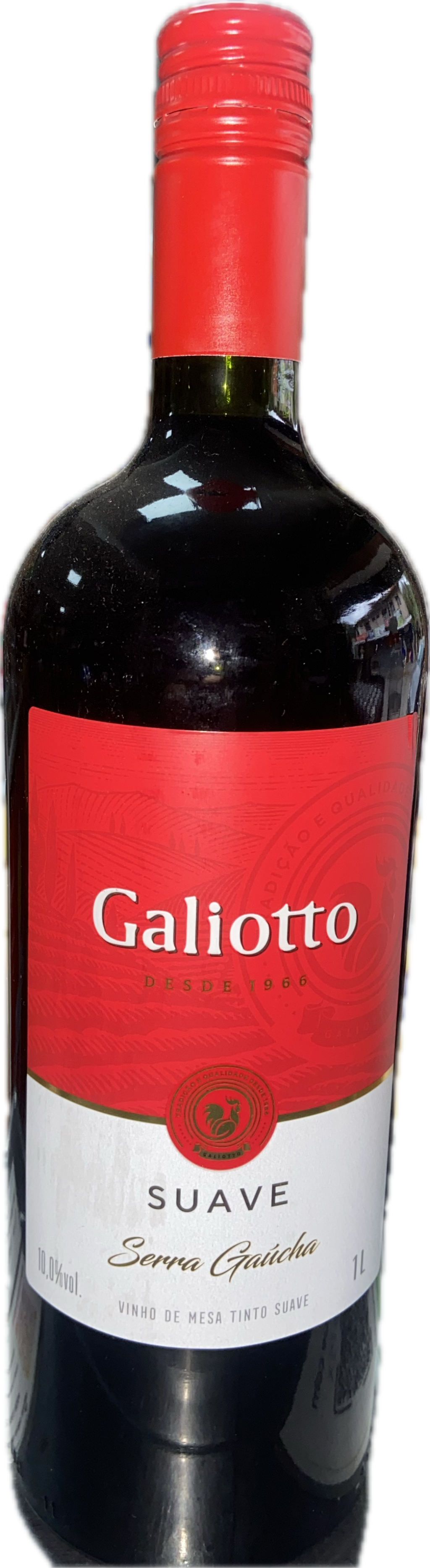  Vinho tinto suave Galiotto 1l