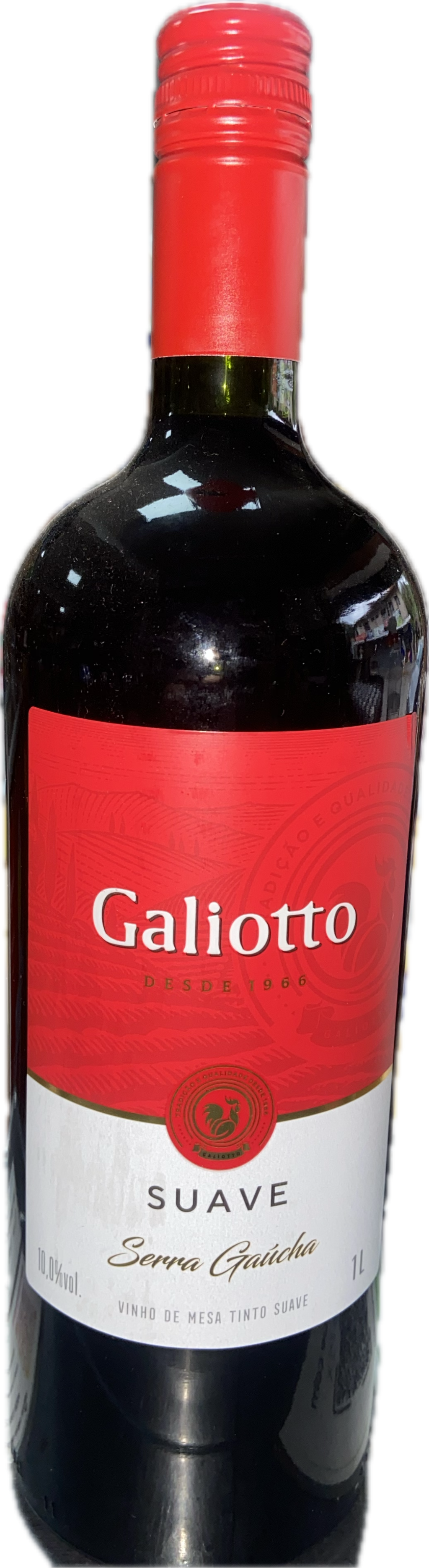  Vinho tinto suave Galiotto 1l