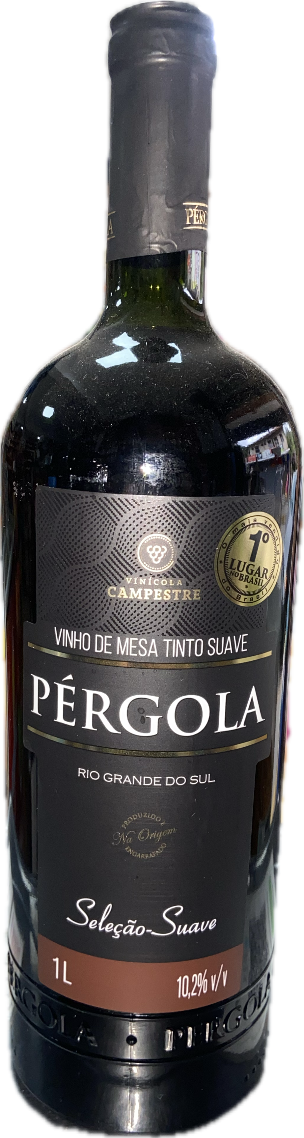 Vinho tinto suave Pérgola 1 l 
