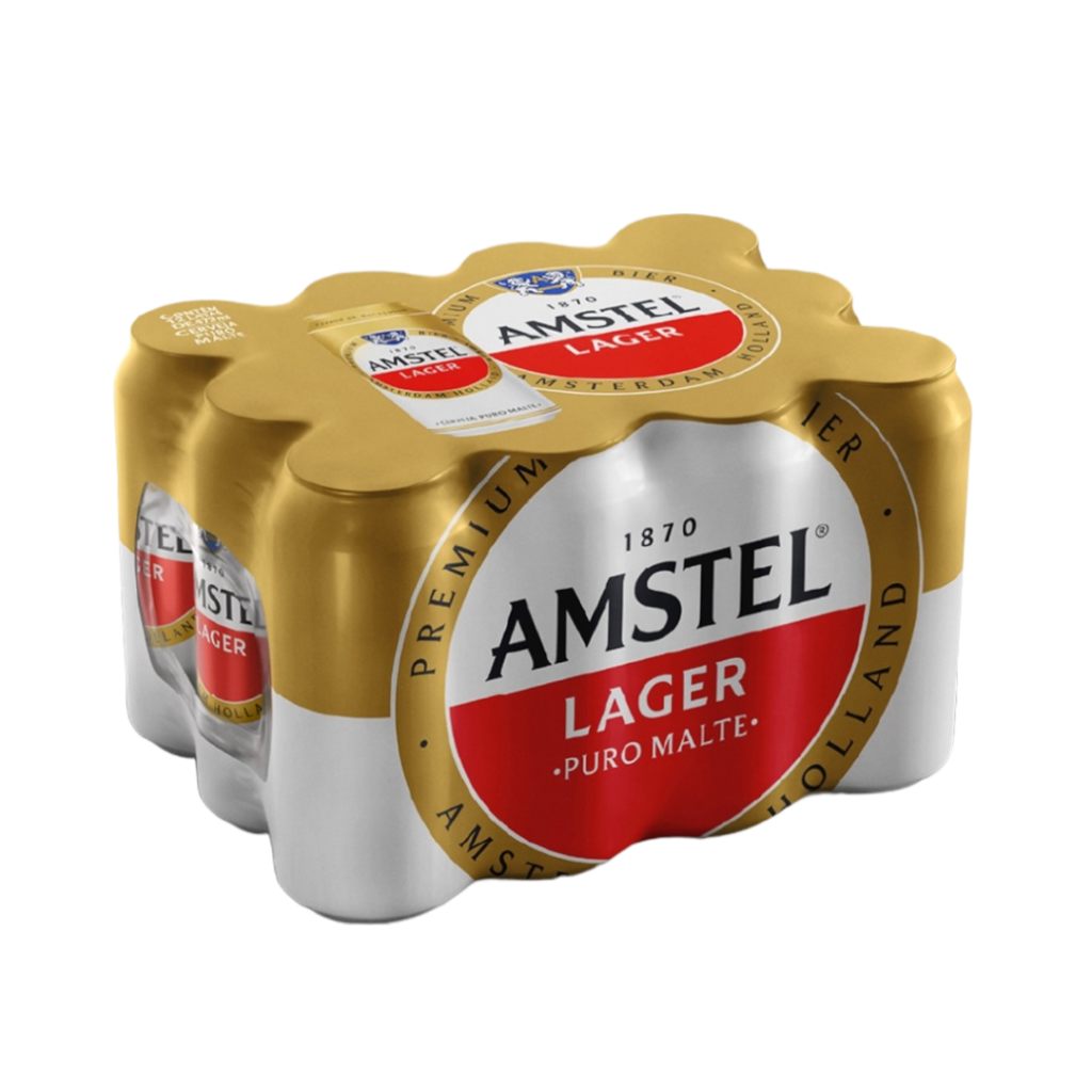 Latão Amstel fardo com 12 unidades 