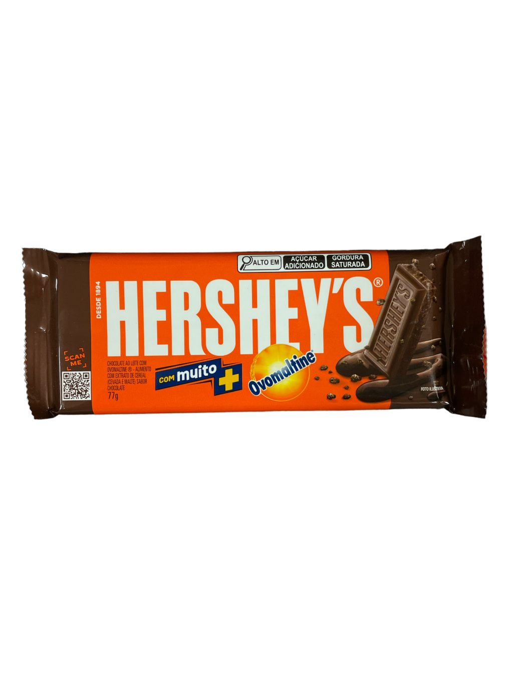Barra de chocolate Hershey’s sabor ovomaltine 
