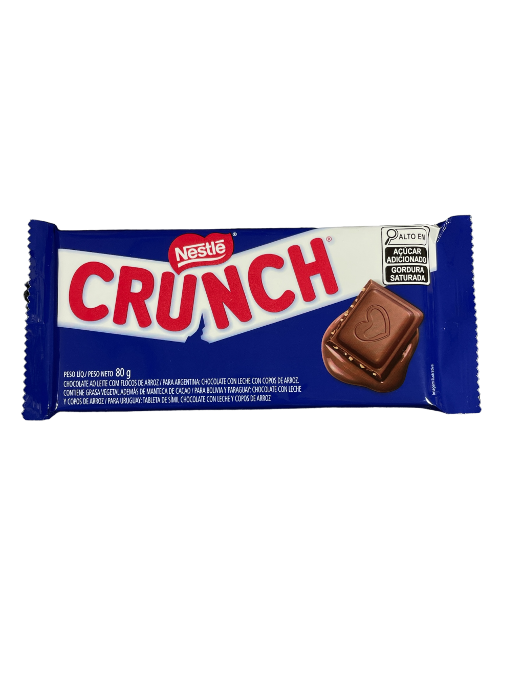 Barra de chocolate Nestlé Crunch