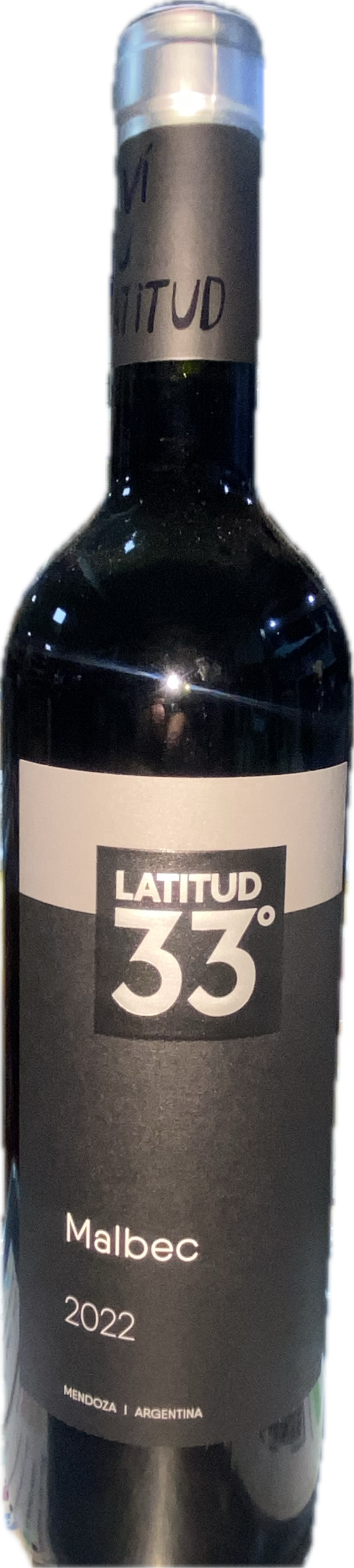 Vinho tinto argentino Latitud 33 Malbec 