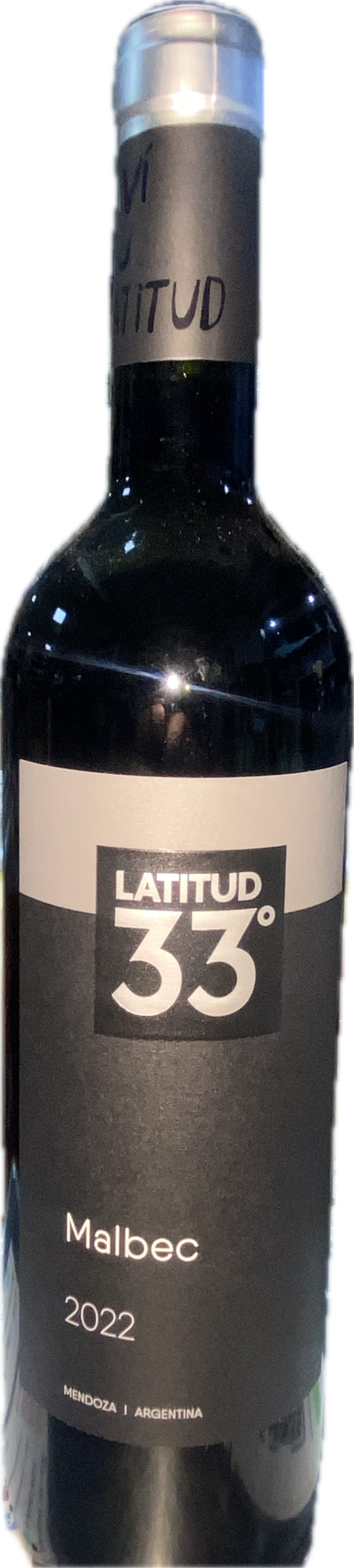 Vinho tinto argentino Latitud 33 Malbec 