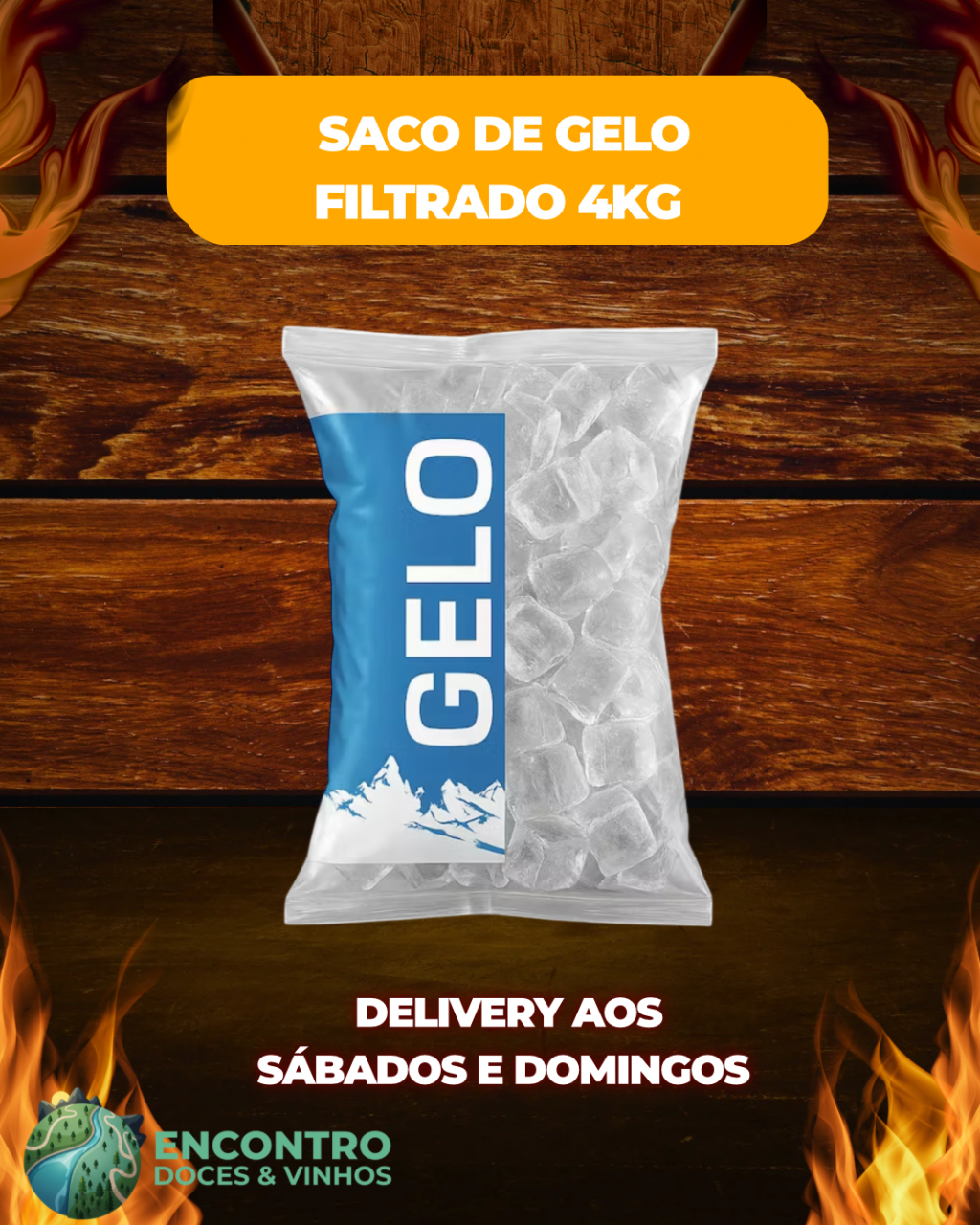 Gelo filtrado saco 4kg 