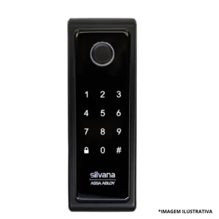 FECHADURA DIGITAL SB SDD220 BIO SILVANA