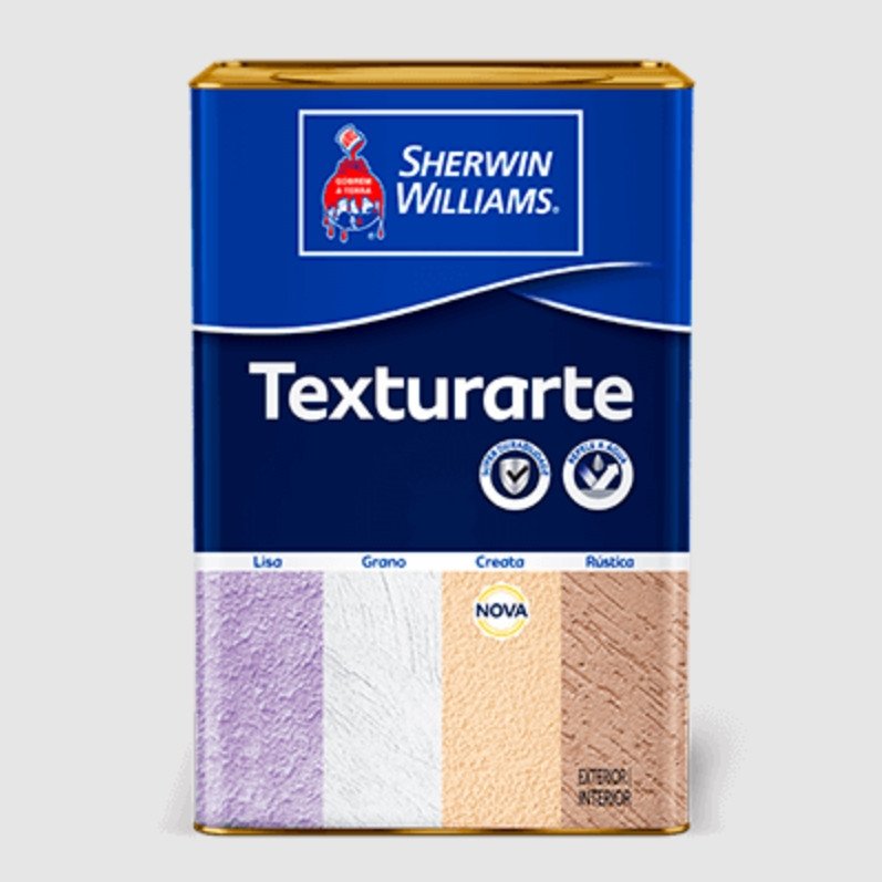 TEXTURA LISA 25KG BRANCO SHERWIN - Recomendado para criar acabamento decorativo liso e uniforme, com proteção e excelente cobertura.