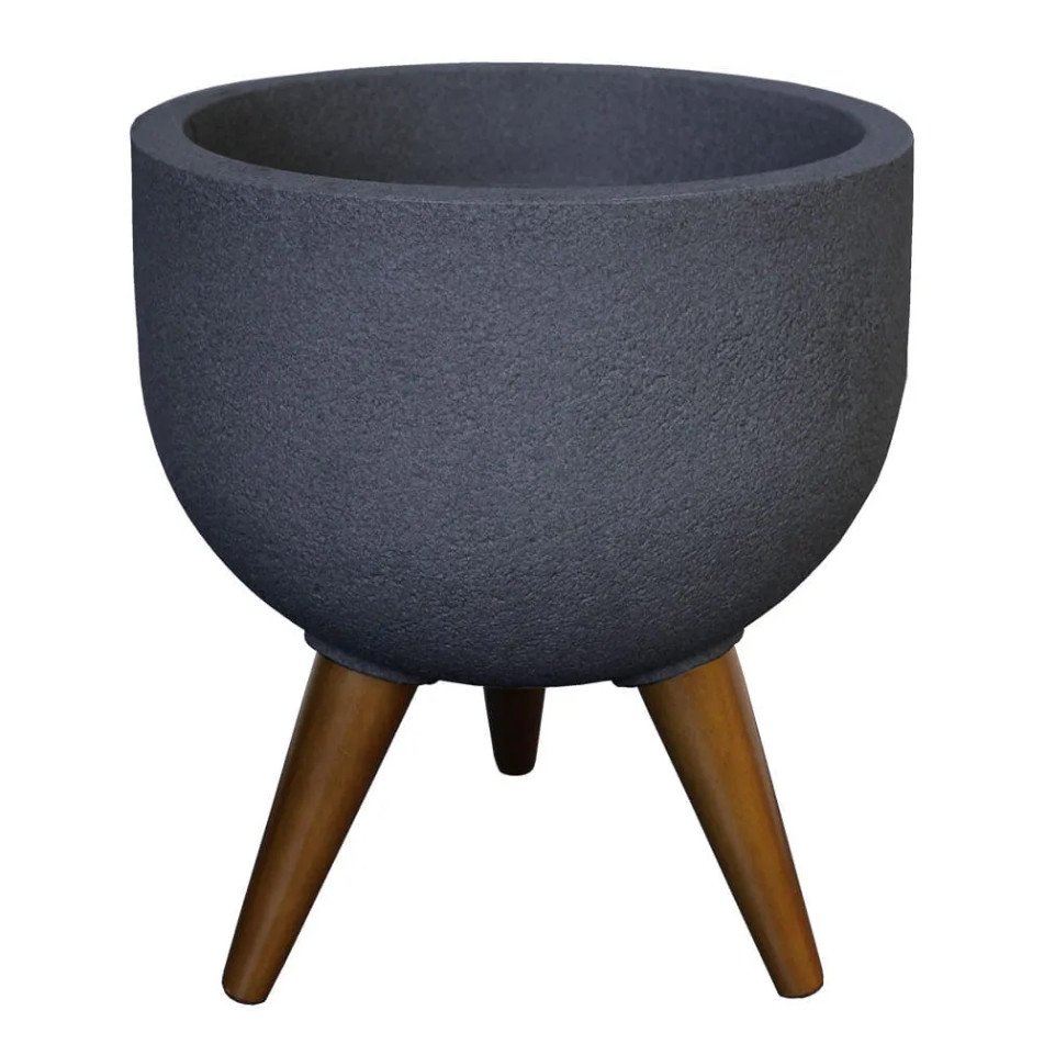 VASO 33CM DECORE REDONDO GRAFITE JVRDG33 JAPI