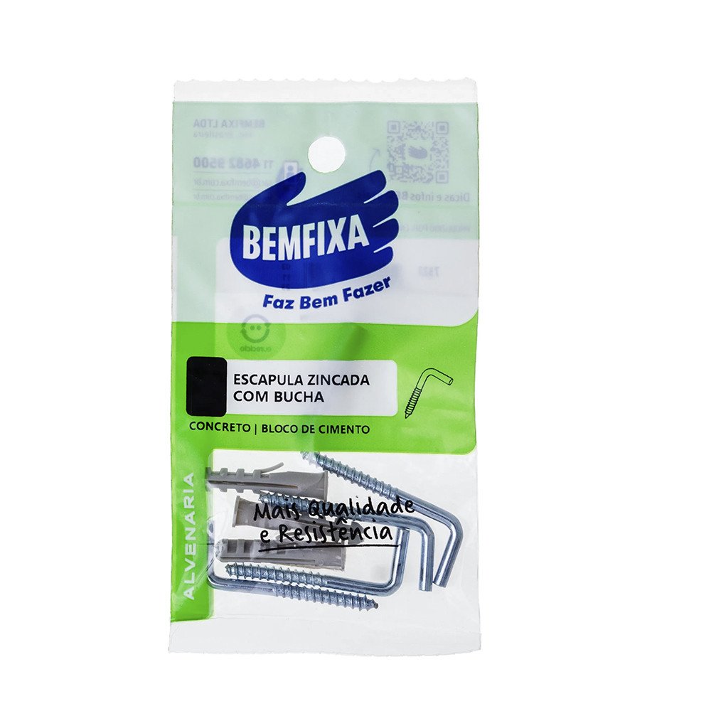 ESCAPULA COM BUCHA 6MM 4PC BEMFIXA
