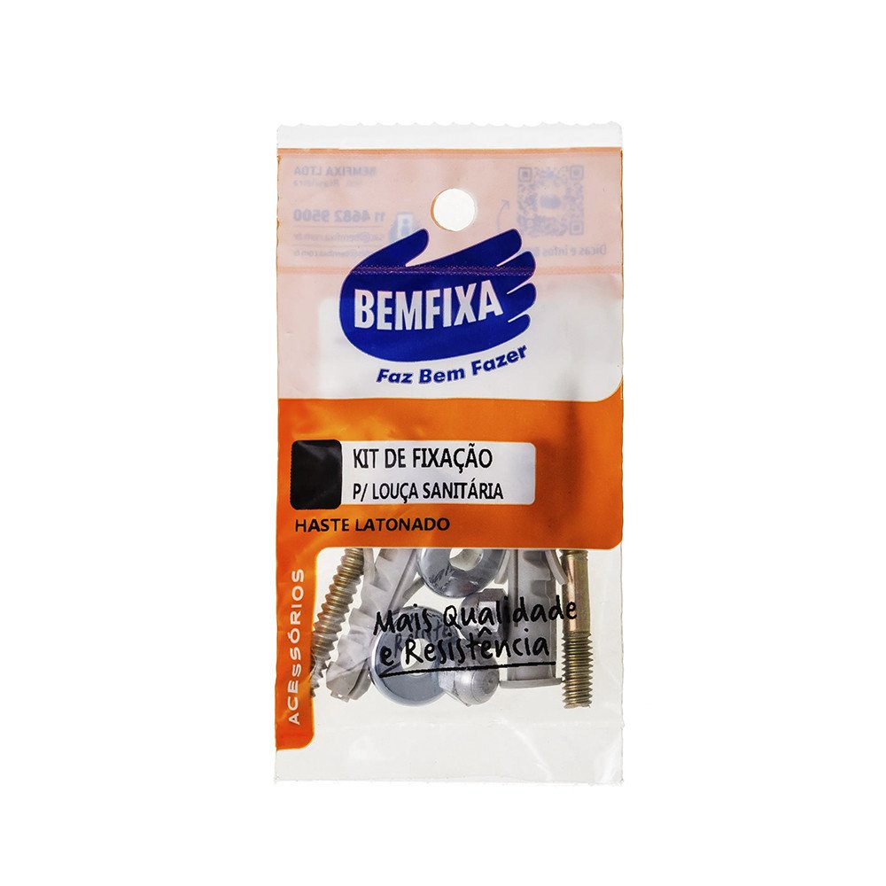 KIT FIXACAO LOUCA SANITARIA 08MM BEMFIXA