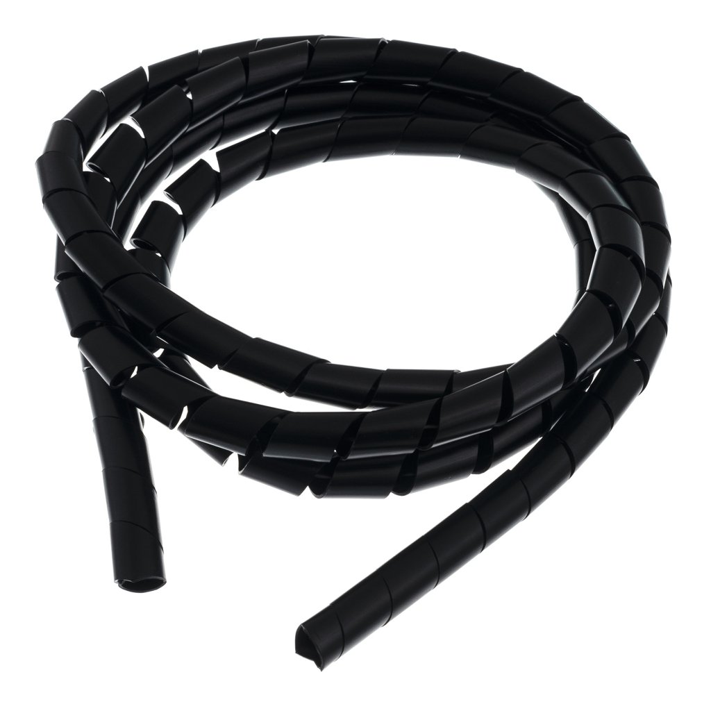 ORGANIZADOR FIO E CABO 12MM PRETO BEMFIXA