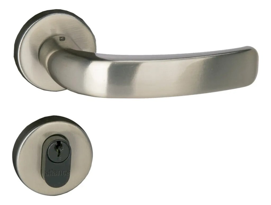 FECHADURA 4181 GALAXY EXTERNA BRONZE LATONADO ALIANCA