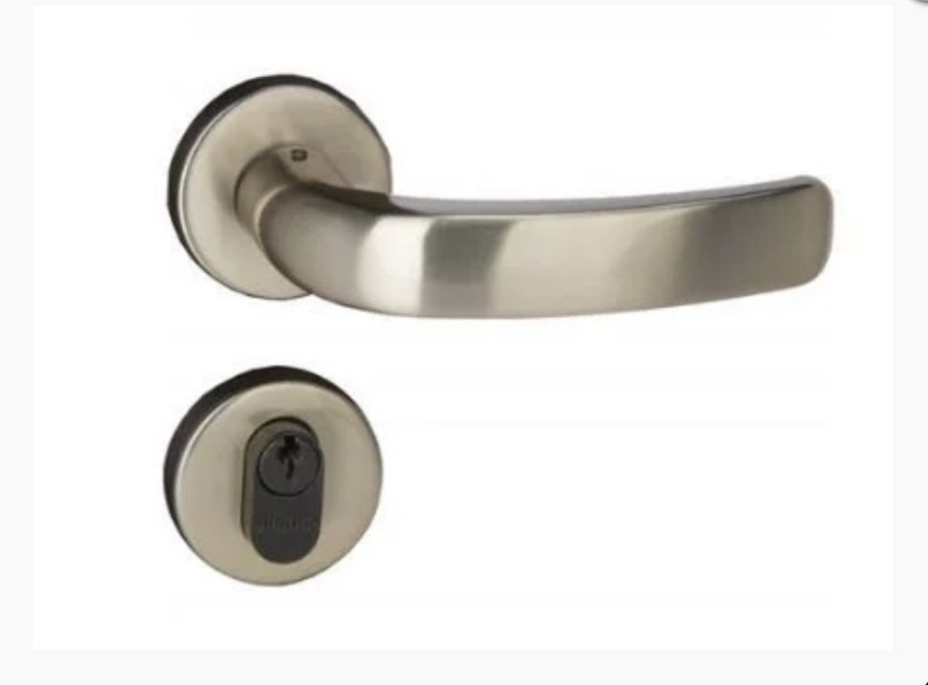 FECHADURA 4181 GALAXY EXTERNA BRONZE LATONADO FOSCO ALIANCA