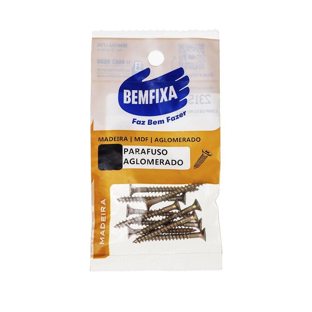 PARAFUSO MADEIRA PHILIPS 4.0X20MM 20PC BEMFIXA