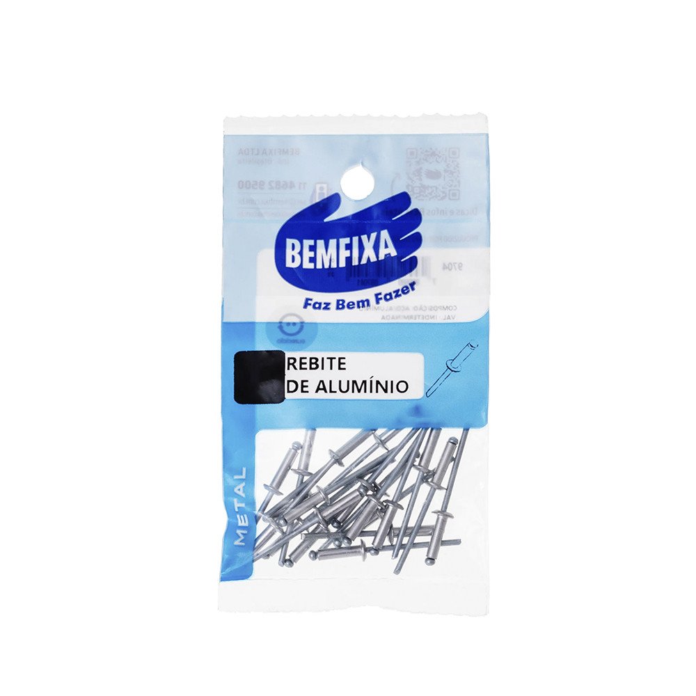 REBITE 4.8X12MM 10PC BEMFIXA