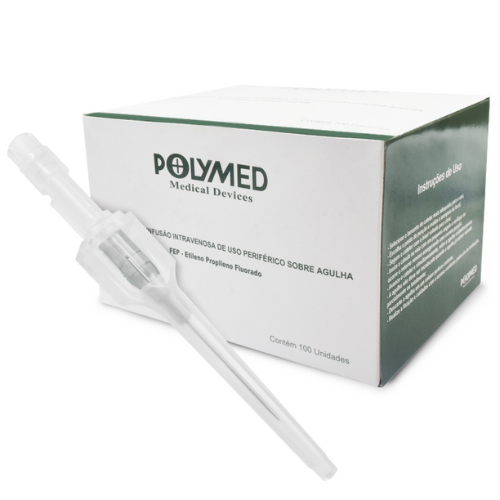 Cateter intravenoso Polymed - Cx c/ 100 Un