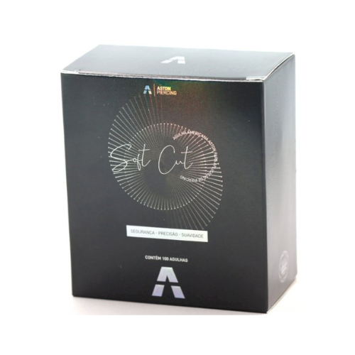 Agulha Americana Aston Soft Cut - Cx c/ 100 Un