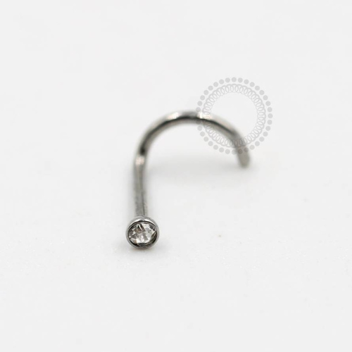 NR30 Nostril Aço 316L - Zircônia Cristal