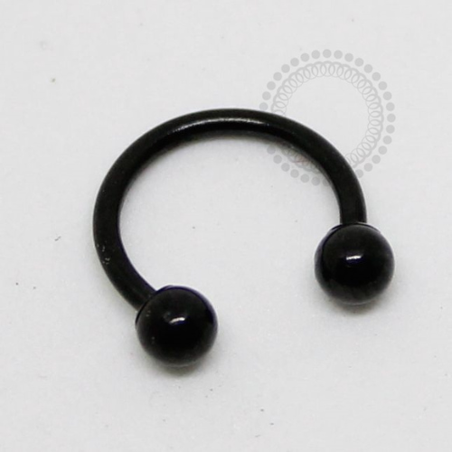 PVD04 Ferradura Aço PVD Black