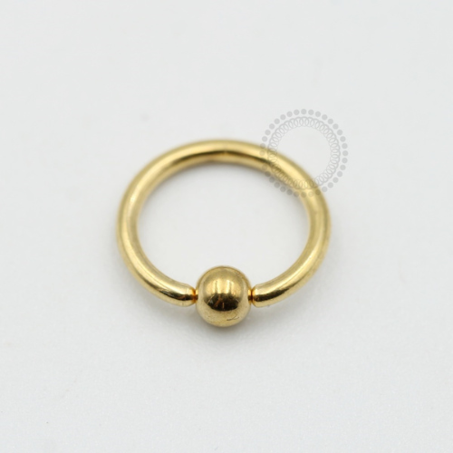 PVD12 Captive Aço PVD Gold 