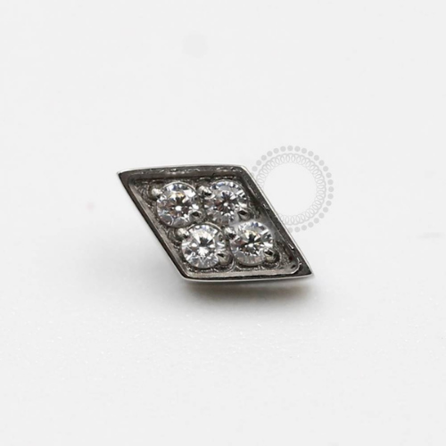 TN167-1 Topo Titânio F-136 - Zircônia Cristal