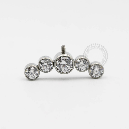 TN169 Topo Titânio F-136 - Zircônia Cristal
