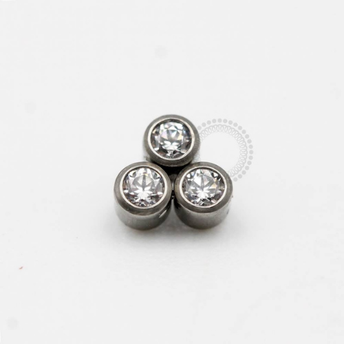 TN174-1 Topo Titânio F-136 - Zircônia Cristal