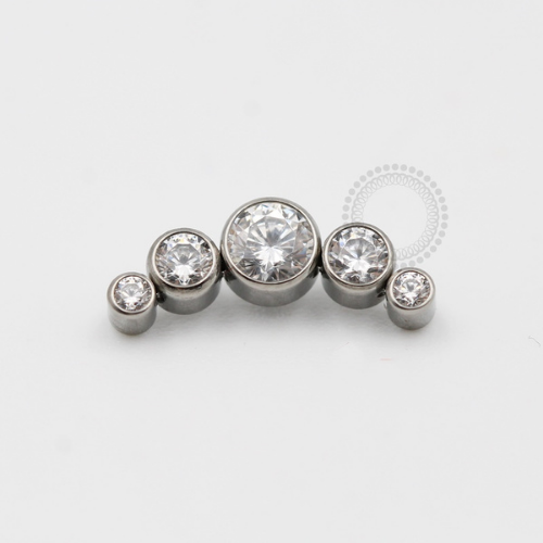 TN256-1 Topo Titânio F-136 - Zircônia Cristal