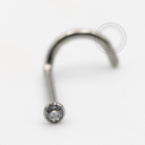TN236 Nostril Titânio F-136 - Zircônia Cristal	