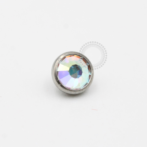 TN385 Topo Titânio F-136 - Strass Boreal