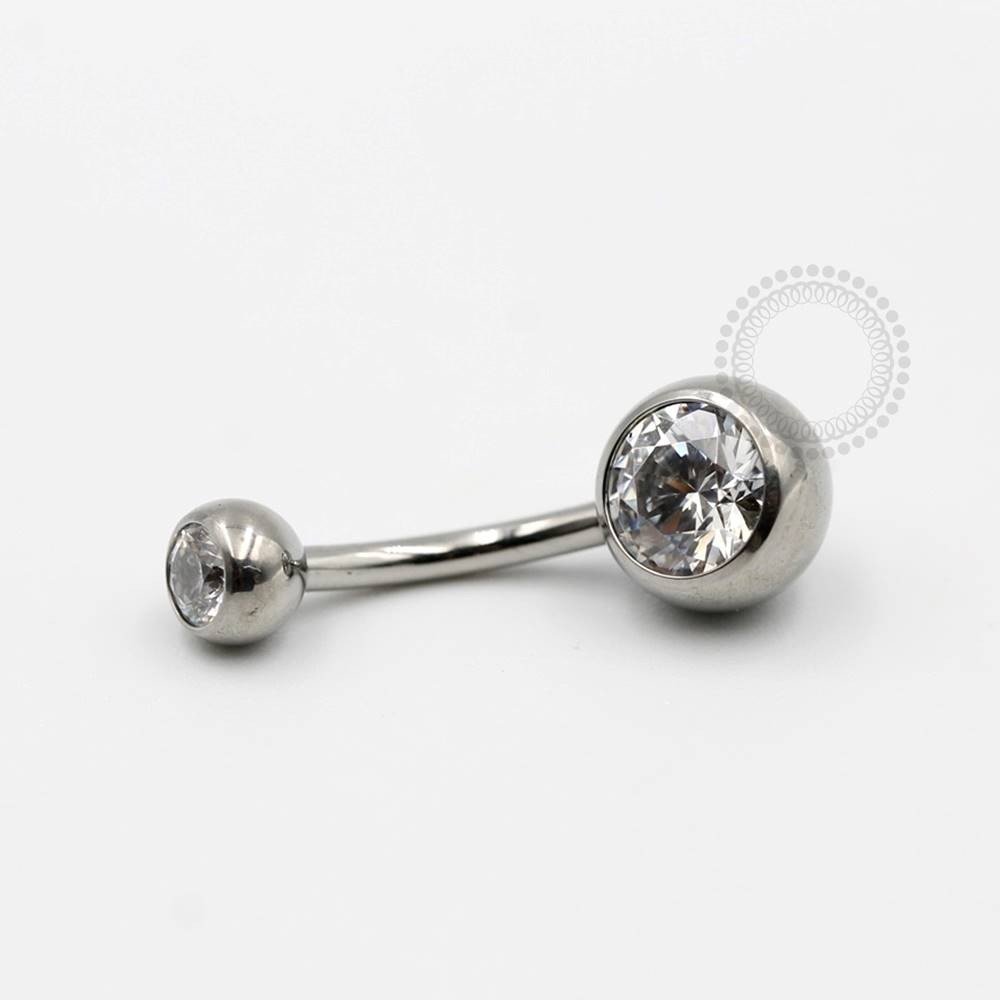 TN99-2 Navel Titânio F-136 - Zircônia Cristal