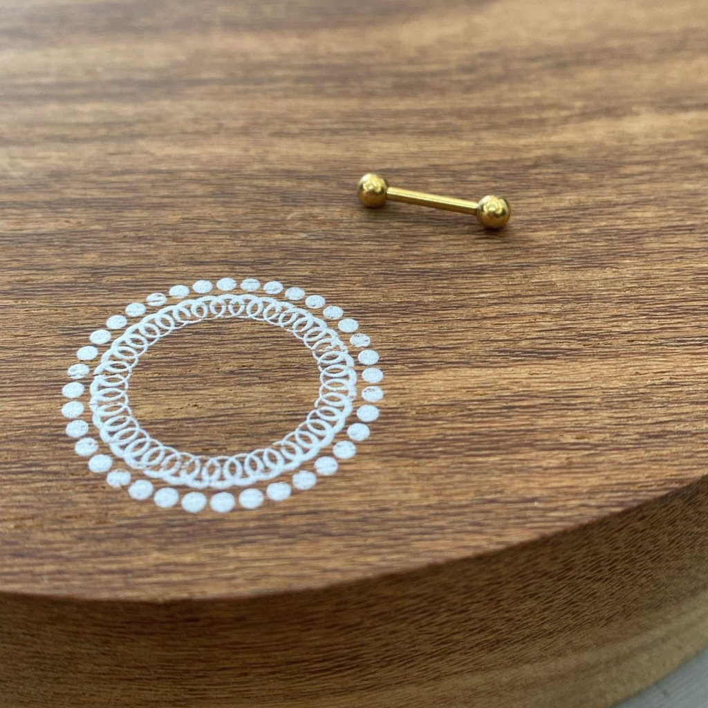 PA00 Microbell Aço PVD Gold