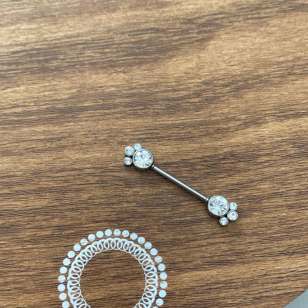 TN344 Nipple Titânio F-136 - Zircônia Cristal