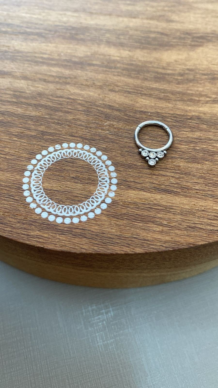 PJ0013PO Segmento Aço 316L - Zircônia Cristal