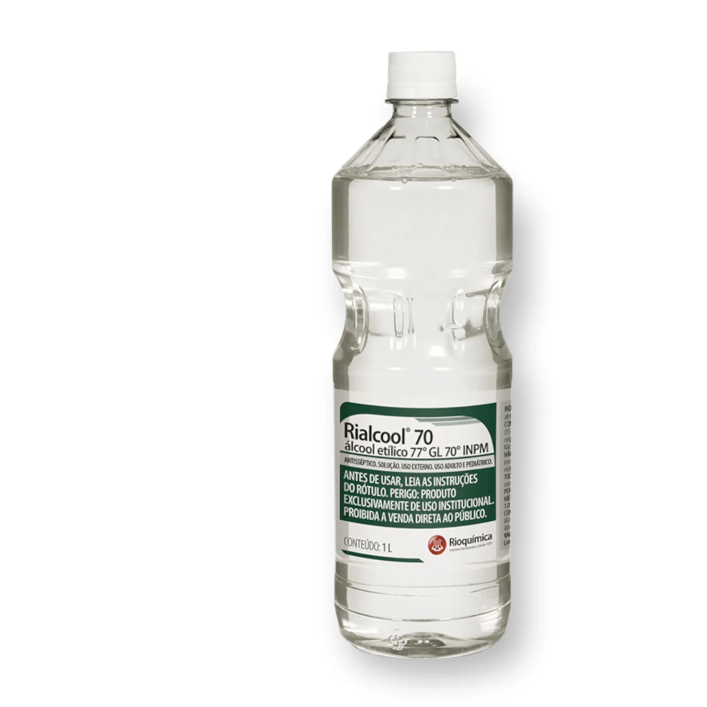Álcool Etílico Hidratado 70% (1L) – Rioquimica