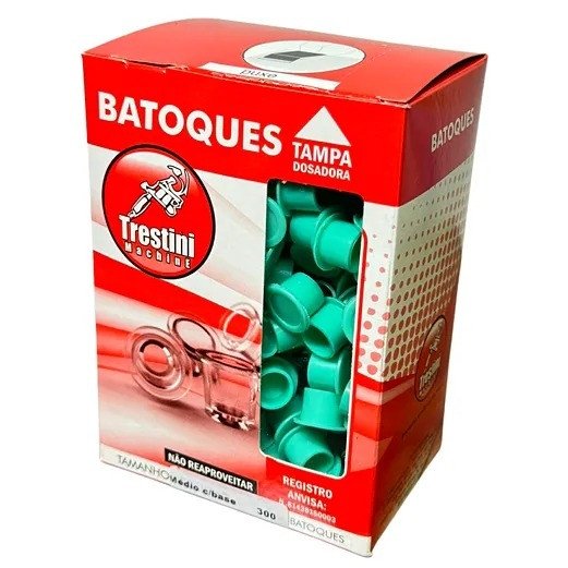 Batoque Silicone c/base Trestini Verde - M