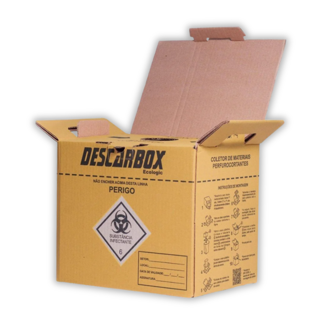Coletor perfuro cortante Descarbox - 03lt