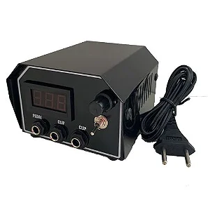 Fonte digital New Fontes p/ 2 máq. - Preto