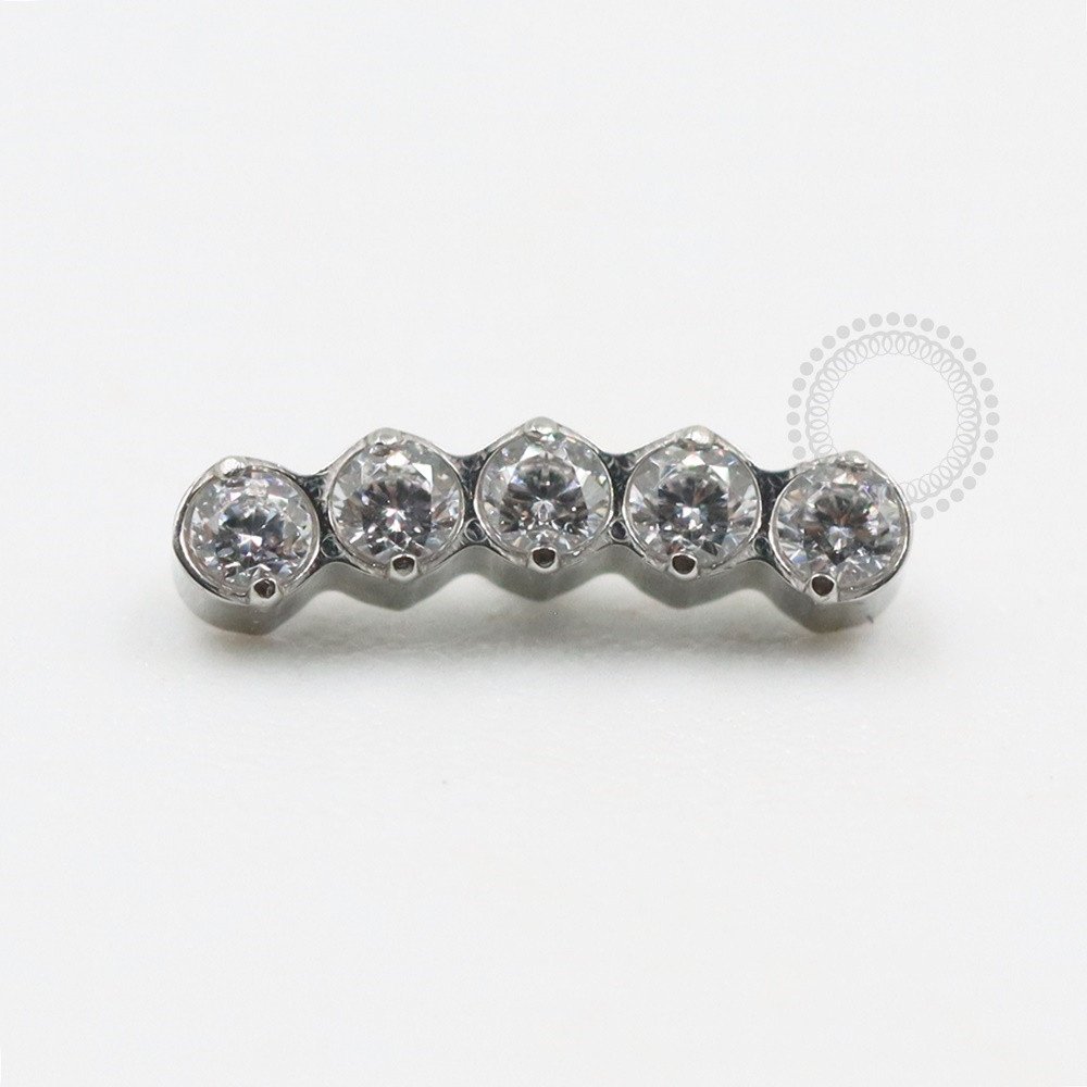 TN649 Topo Titânio F-136 - Zircônia Cristal