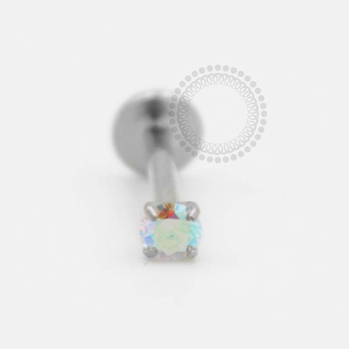 TN366 Labret titânio F-136 - Zirconia Boreal