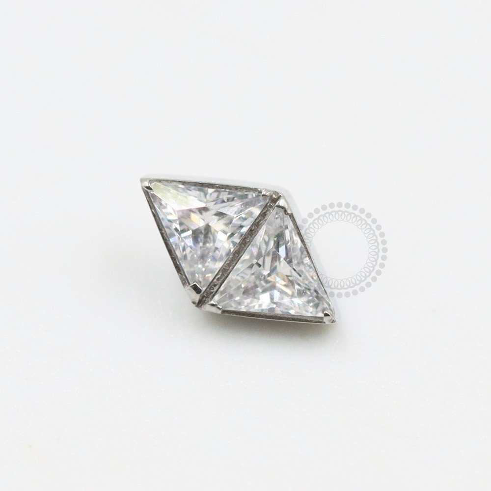 TN646-1 Topo Titânio F-136 - Zircônia Cristal