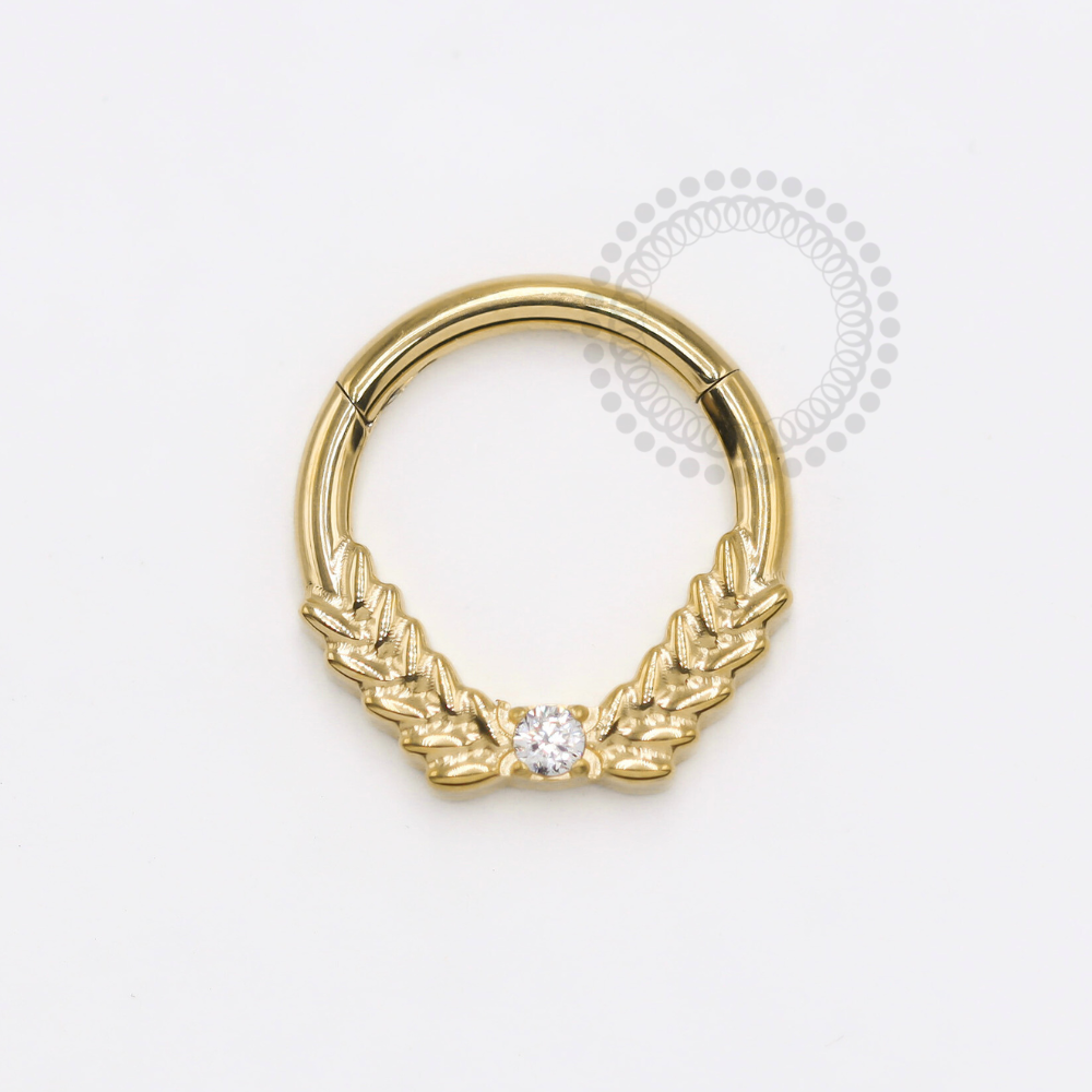 TN1251 Segmento Titânio PVD Gold 