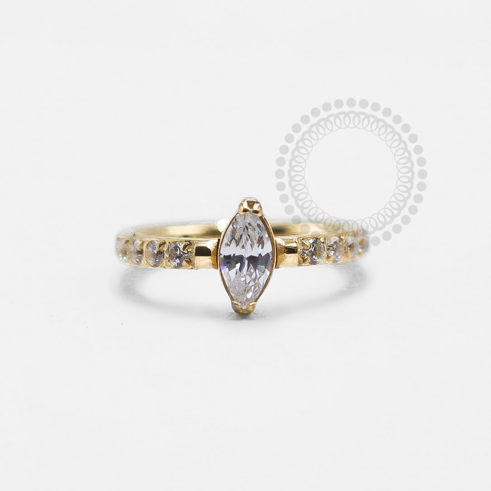 TN1248 Segmento Titânio PVD Gold - Zircônia