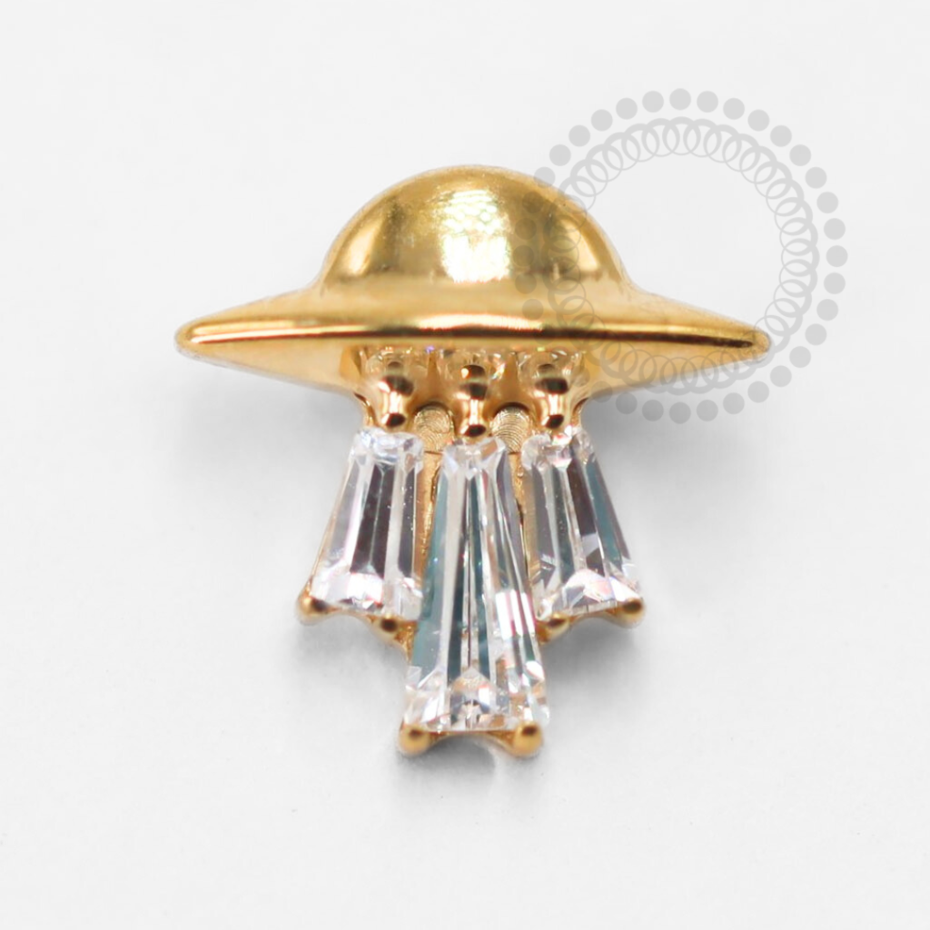 TN1396 Topo Disco Titânio PVD Gold
