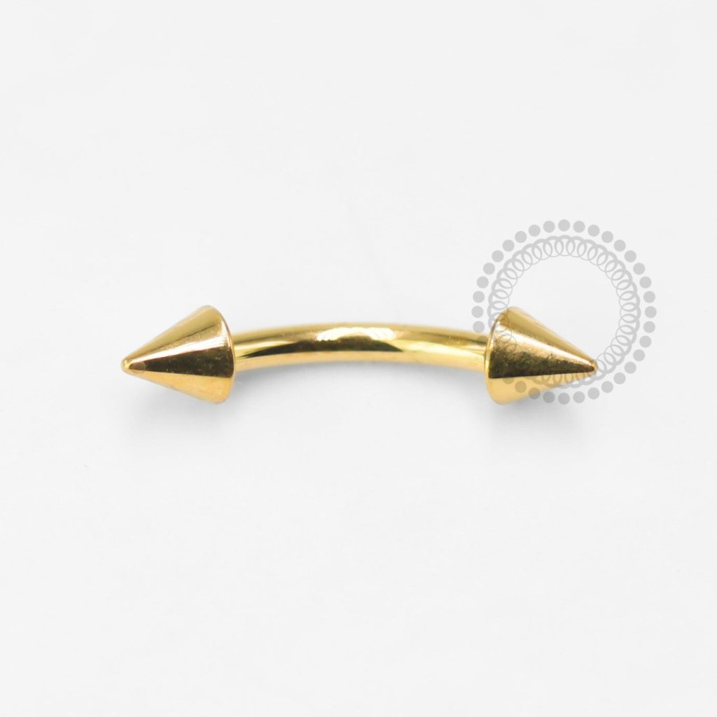 TN1670 Microbell Spike Titânio PVD Gold 